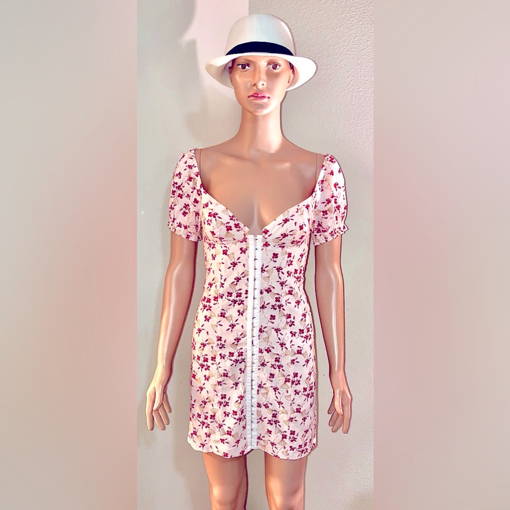 URBAN OUTFITTERS•CORSET•SIZE-XS•100%COTTON•PINK&RED•MINI DRESS 3 for $15